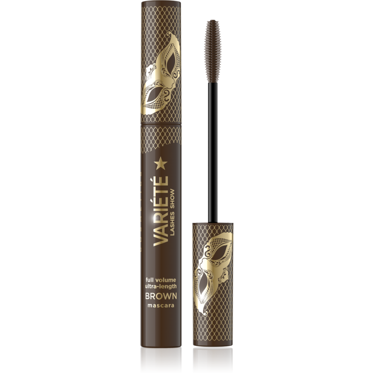 EVELINE VARIETE BROWN thickening and lengthening mascara